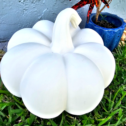 Giant Gourd 10x10" Ceramic Bisque Ready To Paint Pottery