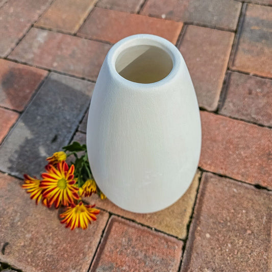 Deco Vase 9" IN STOCK Ceramic Bisque Ready To Paint Pottery