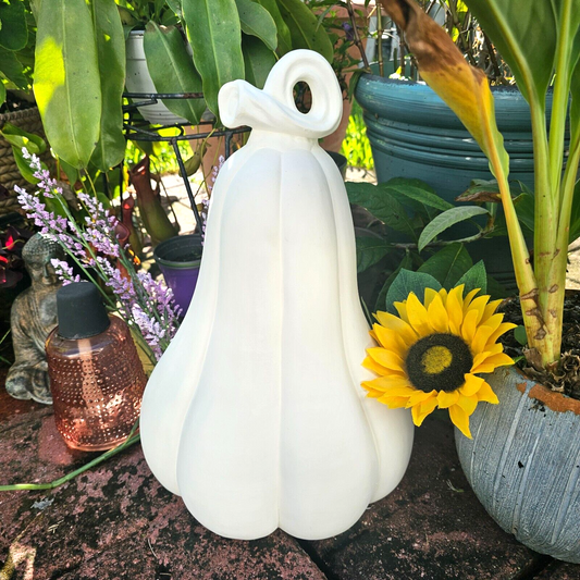 Giant Long Gourd 14" Ceramic Bisque Ready To Paint Pottery