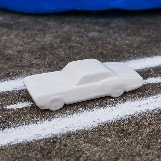 Muscle Car Pontiac 4" Ceramic Bisque Ready To Paint Pottery