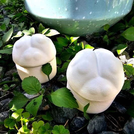 2x Ladybug Jewelry Boxes 2" Ceramic Bisque Ready To Paint Pottery