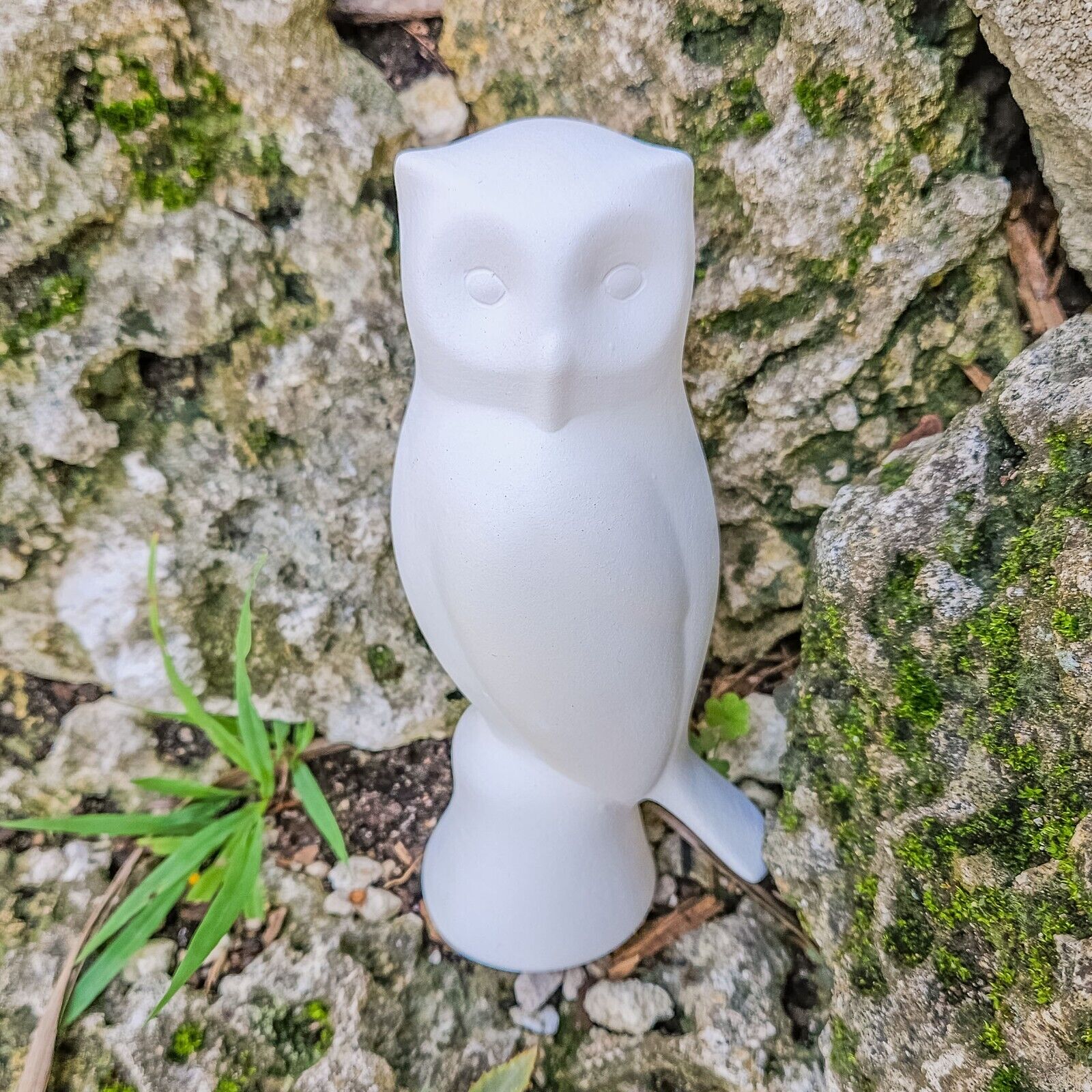 Store Large Ceramic Owl in bisque ready to paint