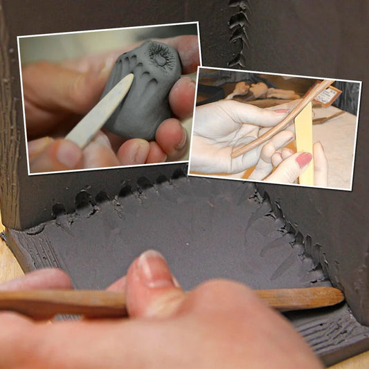 8Pcs Set DIY Art Ceramic Pottery Clay Sculpting Tools Kit