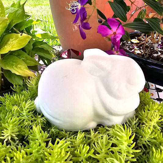 Cute Easter Bunny Rabbit 5.3" Ceramic Bisque Ready To Paint Pottery