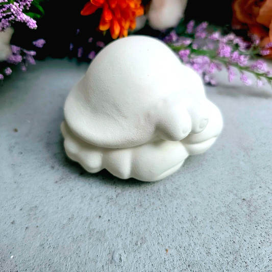 Cute Crab 3.4" Ceramic Bisque Ready To Paint Pottery