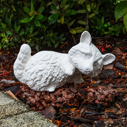 Floor Is Lava Raccoon 7.5" Ceramic Bisque Ready To Paint Pottery