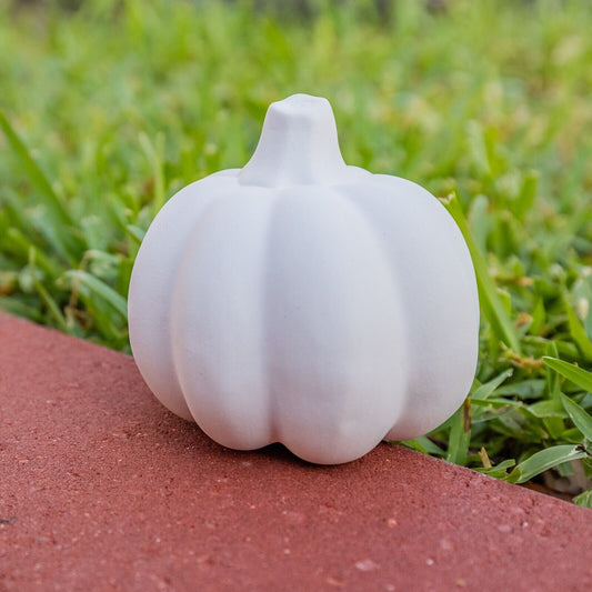 Pumpkin Halloween 3.5" Ceramic Bisque Ready To Paint Pottery