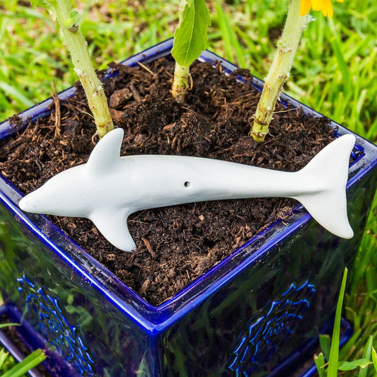Smooth Realistic Dolphin 7" Ceramic Bisque Ready To Paint Pottery