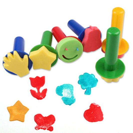 (30x) Kids Stamping Sponge Set with Rollers