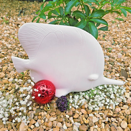 Large Tropical Butterflyfish 11" Ceramic Bisque Ready To Paint Pottery