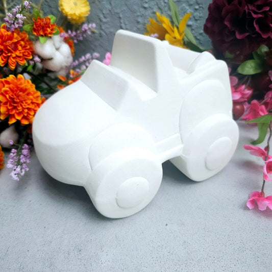 Large Off Road Truck 7" Ceramic Bisque Ready To Paint Pottery