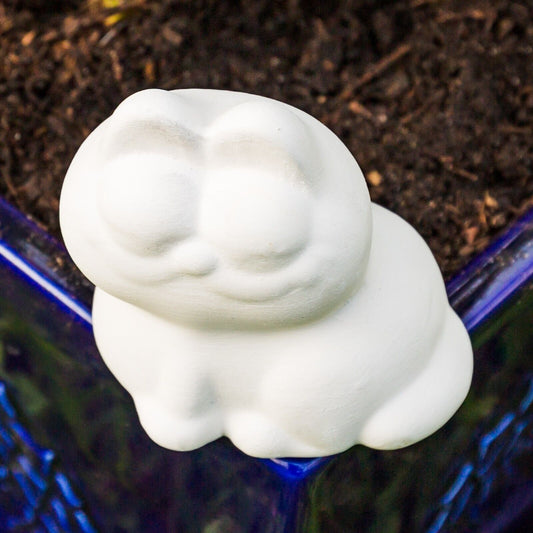 Small Sitting Cat 3" Ceramic Bisque Ready To Paint Pottery