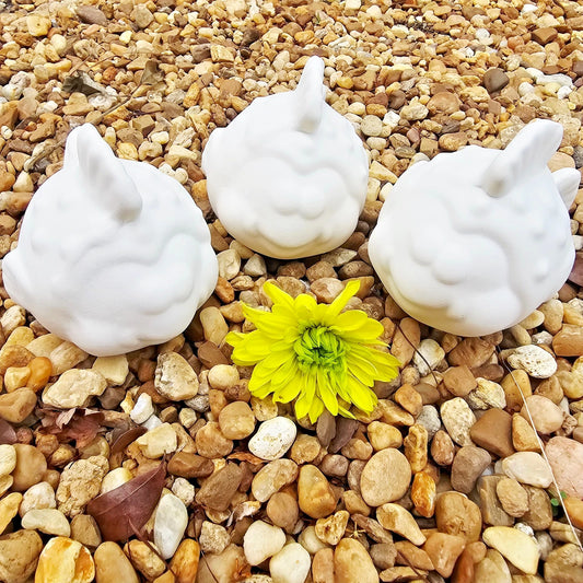 Flounder Fish (Set of 3) - 3.75" Ceramic Bisque Ready To Paint Pottery