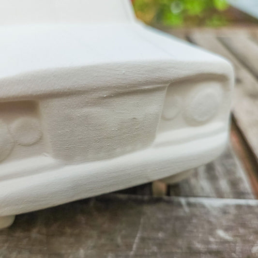 RV Station Wagon 8.5" Ceramic Bisque Ready To Paint Pottery