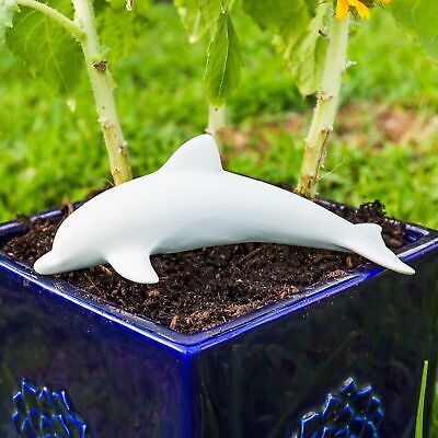 Smooth Realistic Dolphin 10" Ceramic Bisque Ready To Paint Pottery