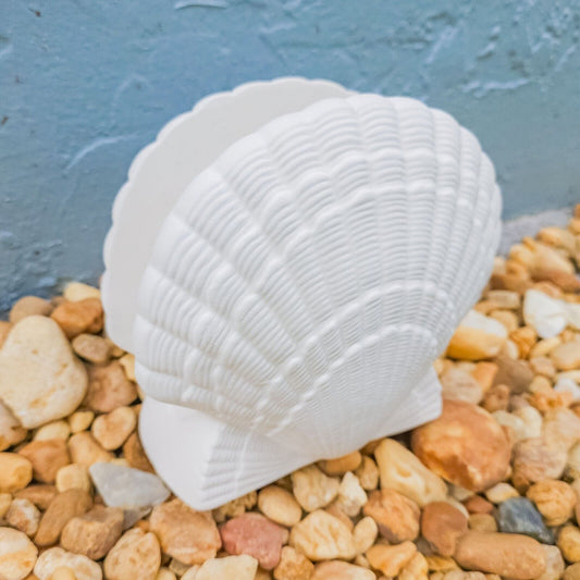 Seashell Napkin Holder 5" Ceramic Bisque Ready To Paint Pottery