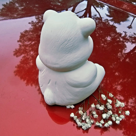 Tenderheart Care Bear 5" Ceramic Bisque Ready To Paint Pottery