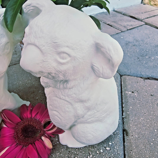 Koala Family 6.5" Ceramic Bisque Ready To Paint Pottery