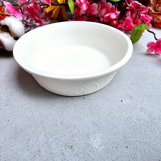 Chipmunk Bowl With Lid 6" Ceramic Bisque Ready To Paint Pottery