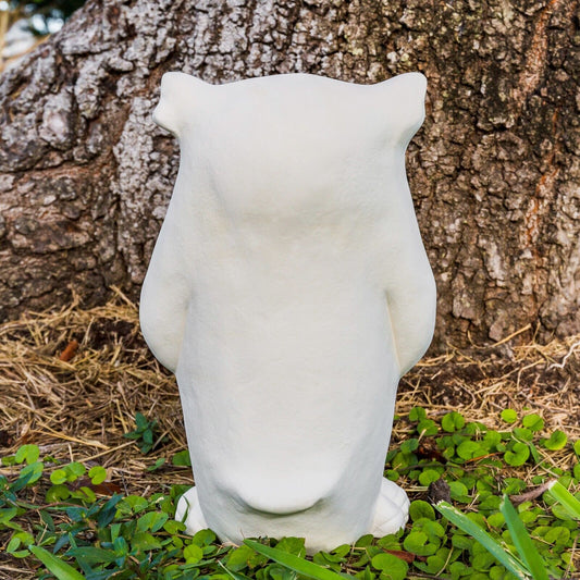 Large Cute Smooth Owl 8" Ceramic Bisque Ready To Paint Pottery