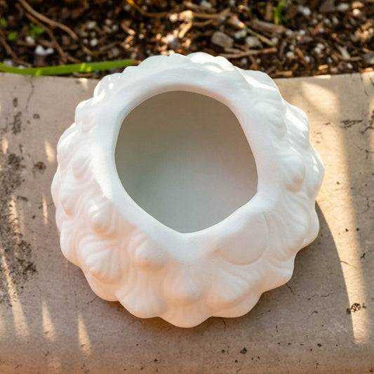 Cute Bubbly Christmas Tree Box 5" Ceramic Bisque Ready To Paint Pottery
