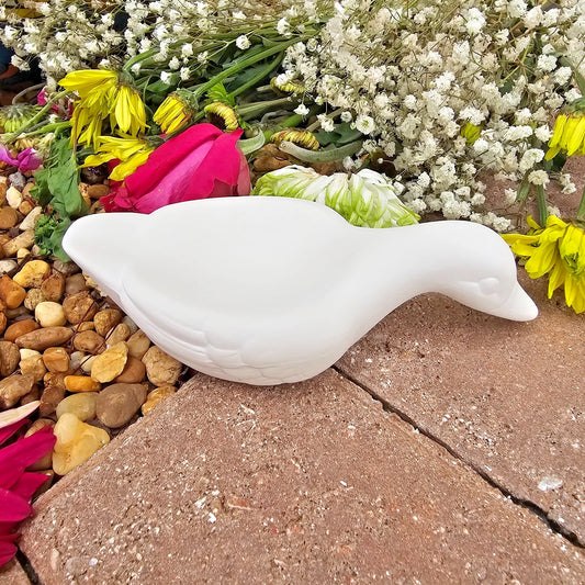 Duck Spoon Rest 6.4" Ceramic Bisque Ready To Paint Pottery