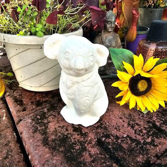 Koala Dad 6.5" Ceramic Bisque Ready To Paint Pottery