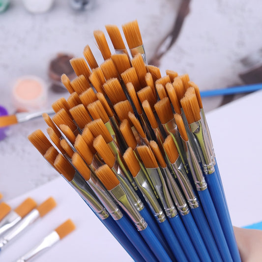 (20x) Artist Paint Brush Set Kids High Quality Nylon Hair