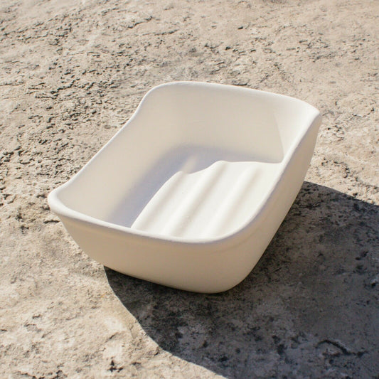 Simple Soap Dish 5x4 Ceramic Bisque Ready To Paint Pottery