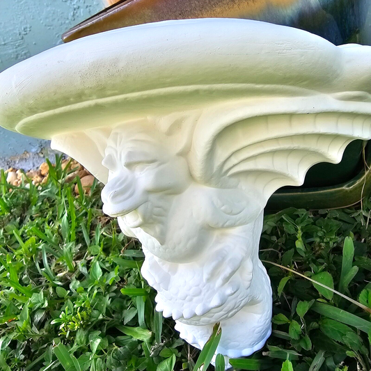 Gargoyle Wall Stand 11" Ceramic Bisque Ready To Paint Pottery