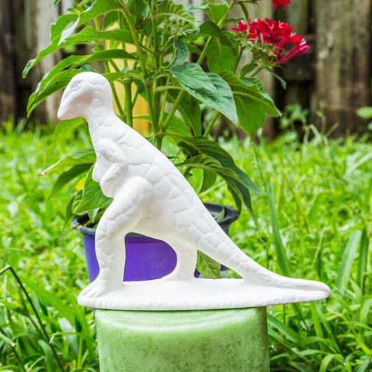 Duck Billed Dinosaur 4" Ceramic Bisque Ready To Paint Pottery