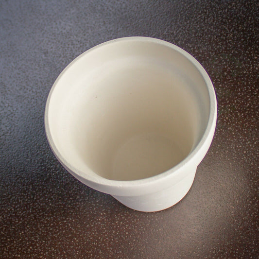 Smooth Planter Plant Pot 4.5" Ceramic Bisque Ready To Paint Pottery